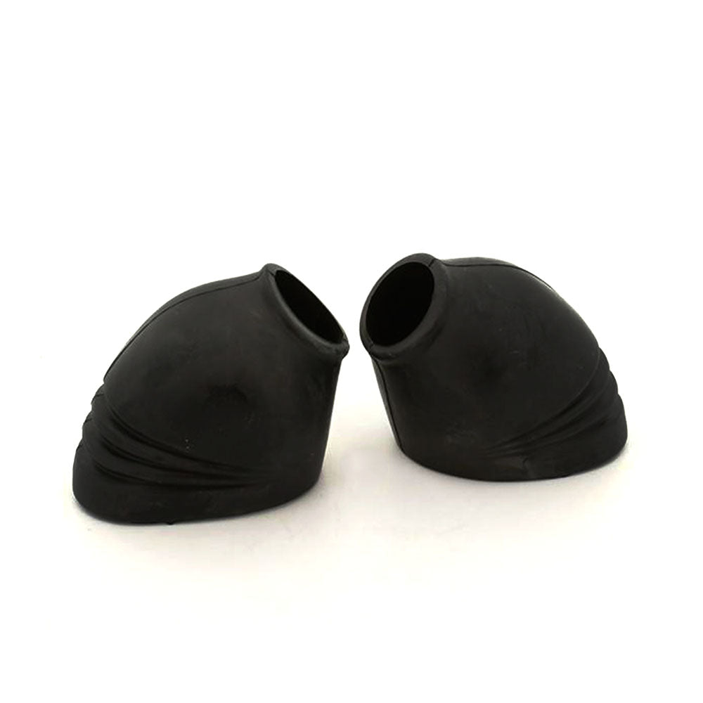 2Pcs Black Motocross Motorcycle Racing Bike Footpeg Spring Cover Boots