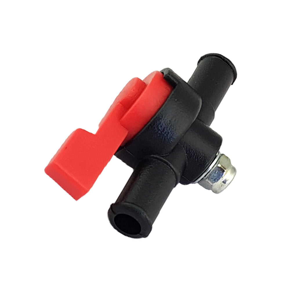 Motorcycle Fuel Tap In Line On/Off 8mm Black Fit Yamaha Suzuki Kawasaki Honda