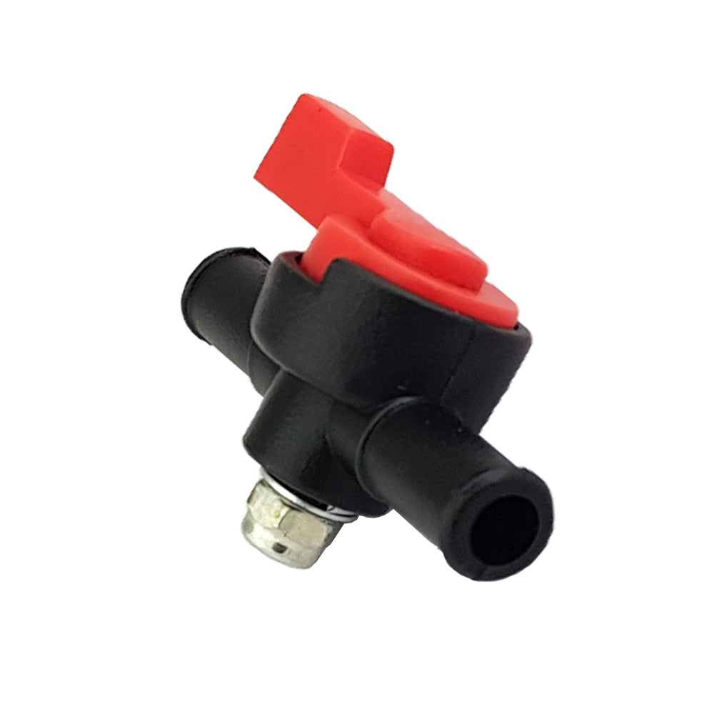 Motorcycle Fuel Tap In Line On/Off 8mm Black Fit Yamaha Suzuki Kawasaki Honda
