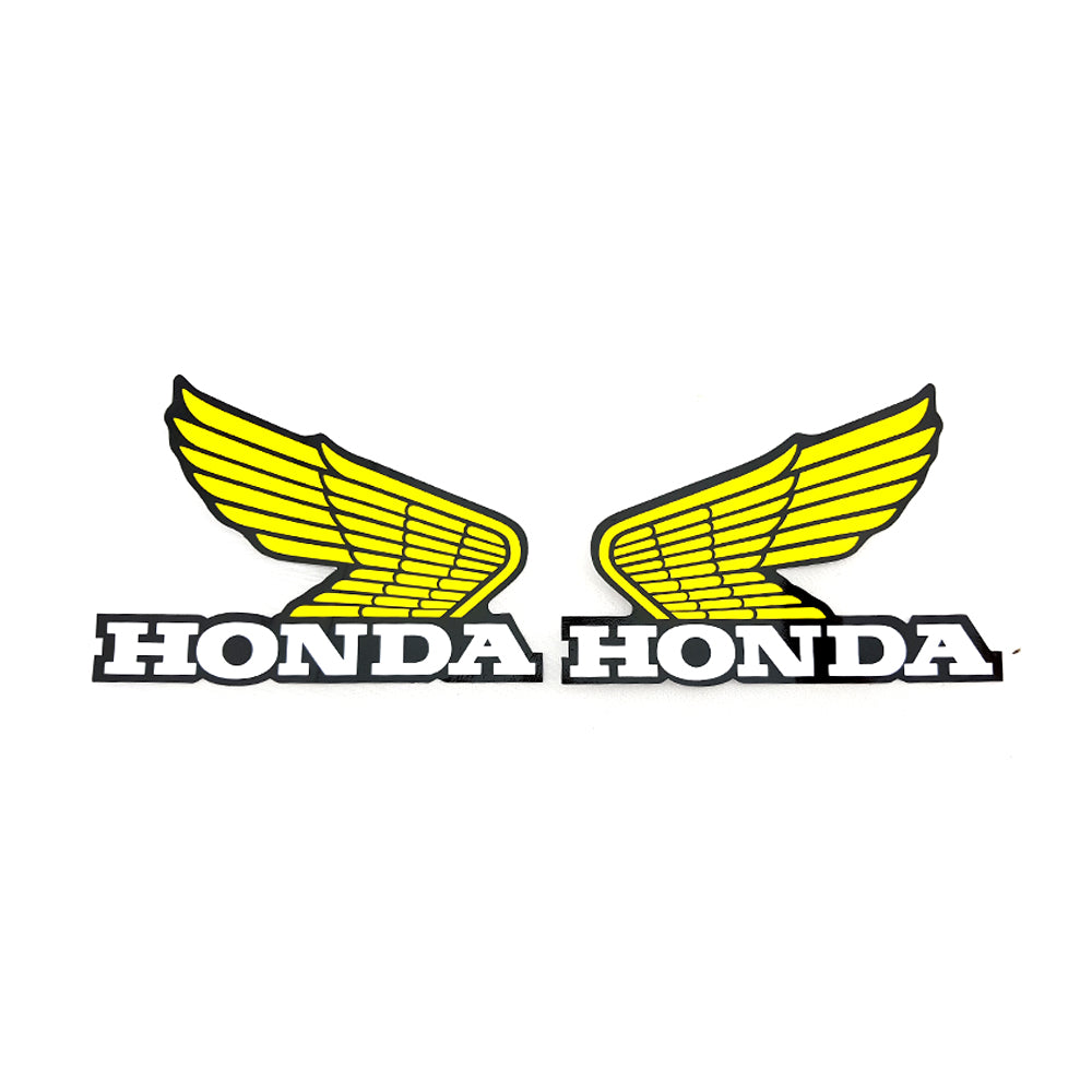 For Honda Wings Sticker Decals CB CR TRX MR MT XL XR SL Pair Fuel Tank Wing Decals