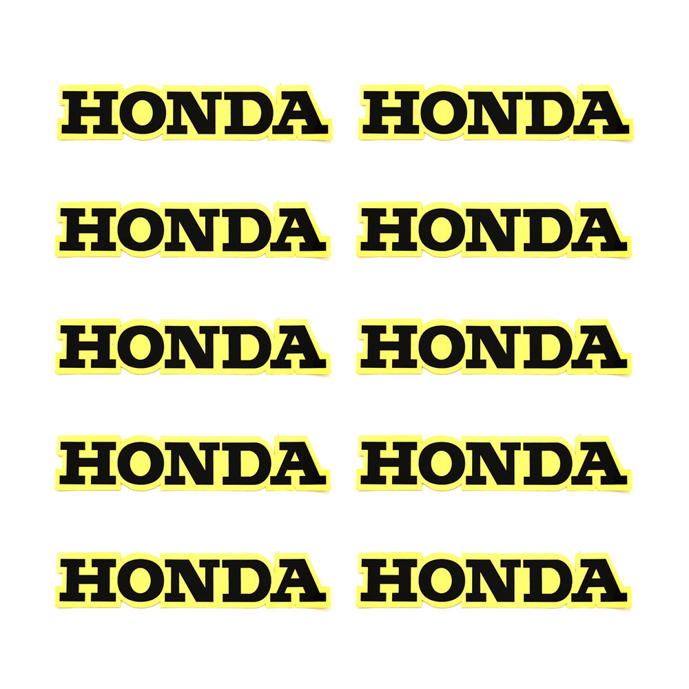 10 Pcs Small For Honda Black Fender Fork Swingarm Sticker Motorbike Dirt Bike Decals