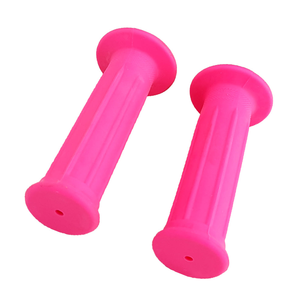 Pink Motorcycle R/L Hand Grips Fit Yamaha PW50 TTR50 Honda QR50 Suzuki JR50 All Models