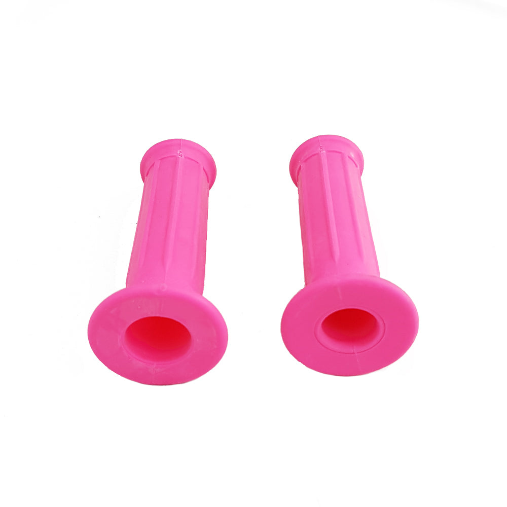 Pink Motorcycle R/L Hand Grips Fit Yamaha PW50 TTR50 Honda QR50 Suzuki JR50 All Models