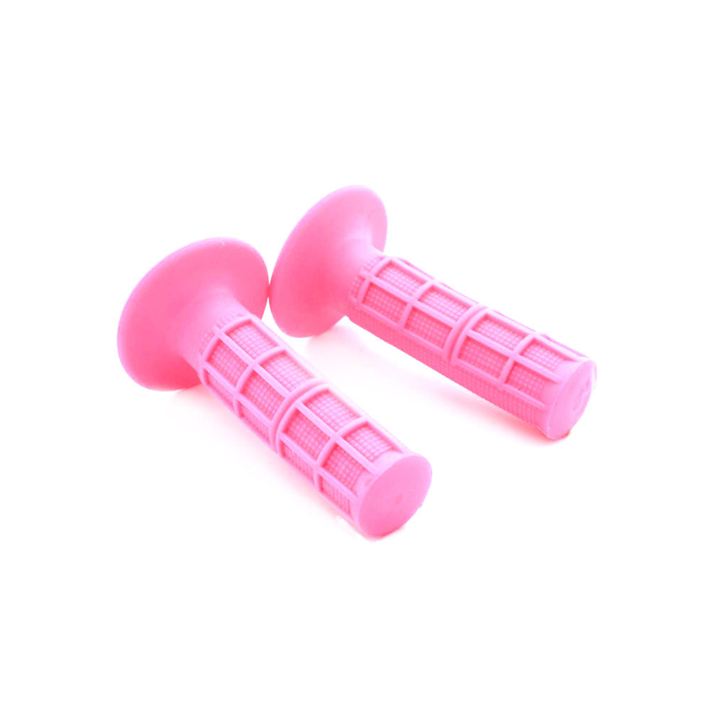 Pair Mx Style Hand Grip Pink Fit Honda CRF50F Yamaha TTR50E Suzuki RM125 RM250 Models Kawasaki KLX250 KLX300 Models