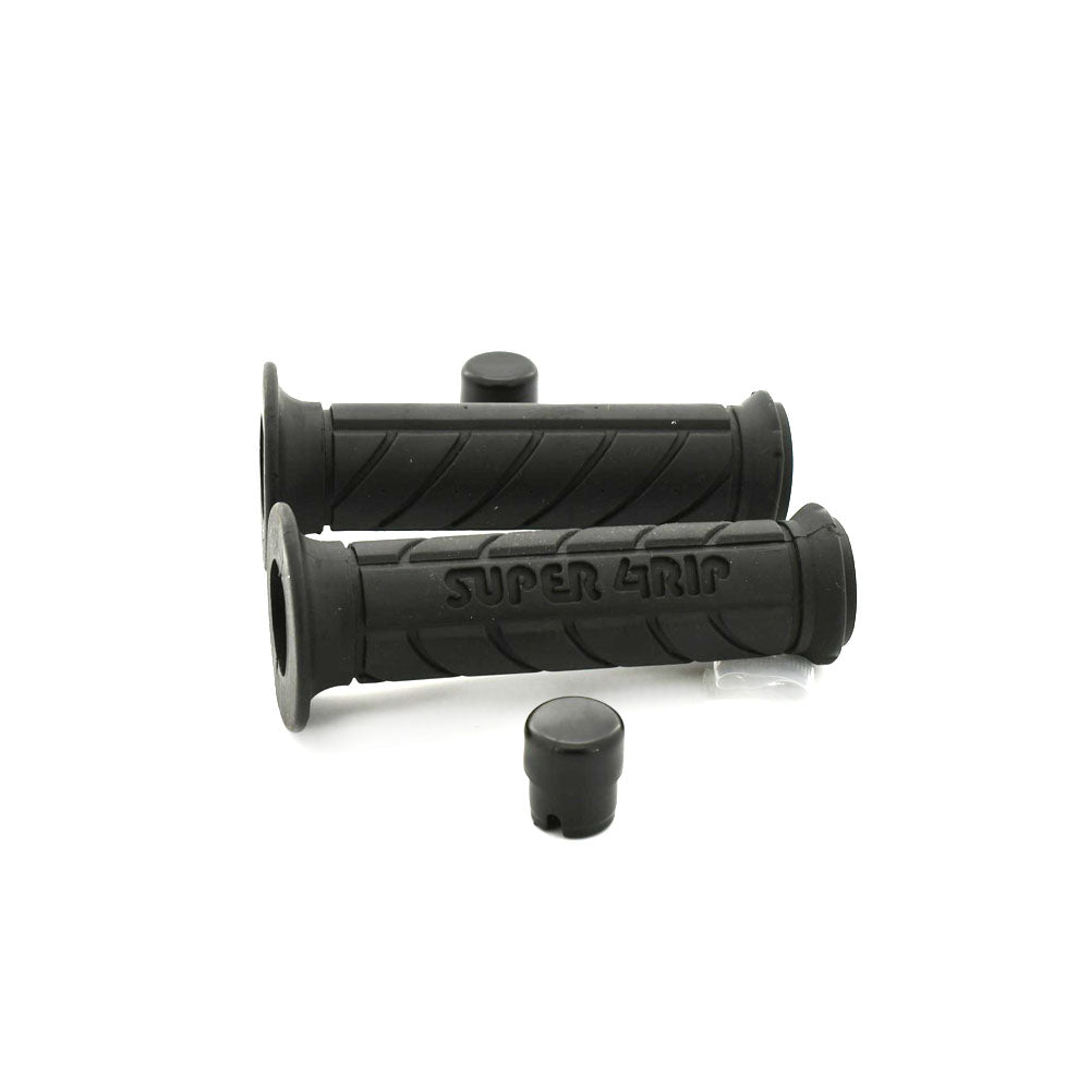 Pair Superbike Handlebar Grip Open End 120mm 7/8 Fit Honda Yamaha Suzuki KTM