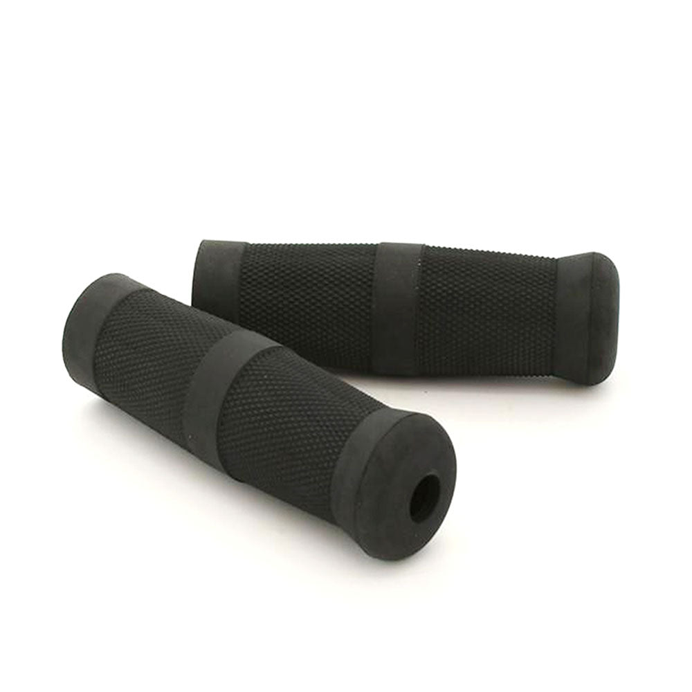 Pair Old School Handle Grips For Harley-Davidson CVO FXR2 FLHX Street Glide FXDF Dyna Fat Bob etc.