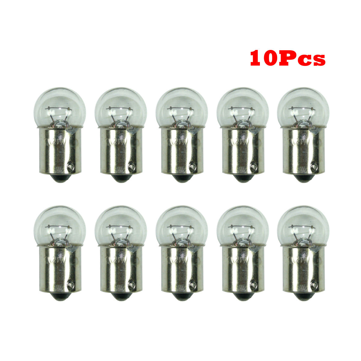 10Pcs Indicator Bulbs 12V 21W Small Head Clear For TT250 TT350 XR250 XR600