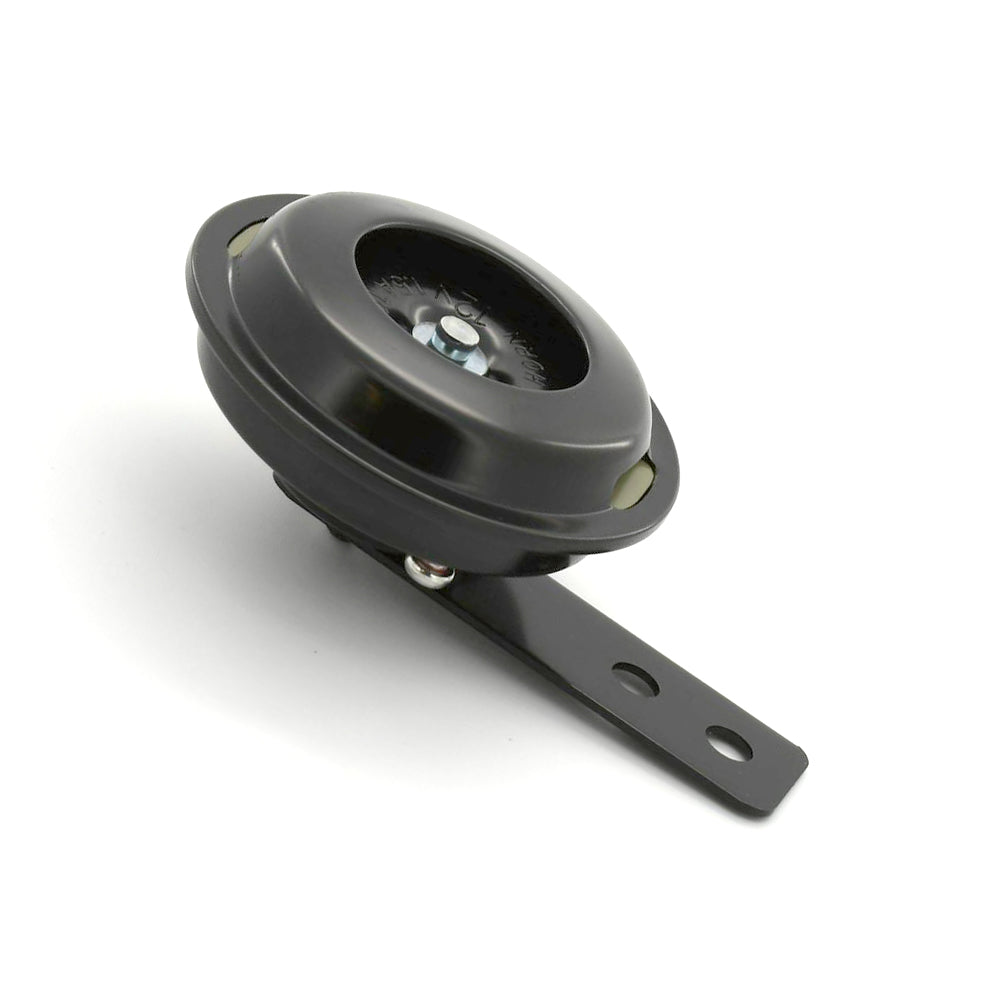 Universal Mini 12 Volt Niki Horn 72mm Black For Yamaha Honda Kawasaki Suzuki