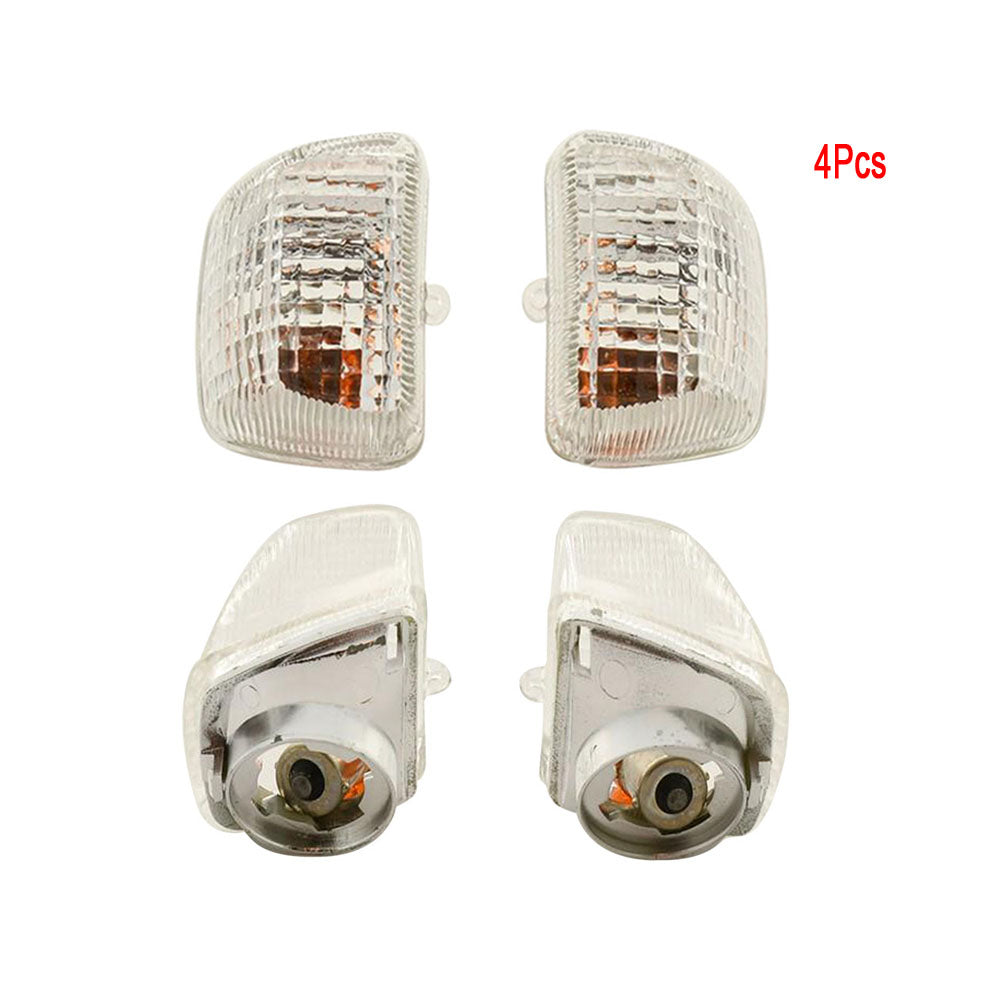 4 x Motorcycle Clear Lens Conversion Fit Honda RVF400 NC35 CBR400R Grey Import