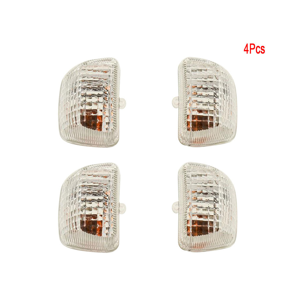 4 x Motorcycle Clear Lens Conversion Fit Honda RVF400 NC35 CBR400R Grey Import