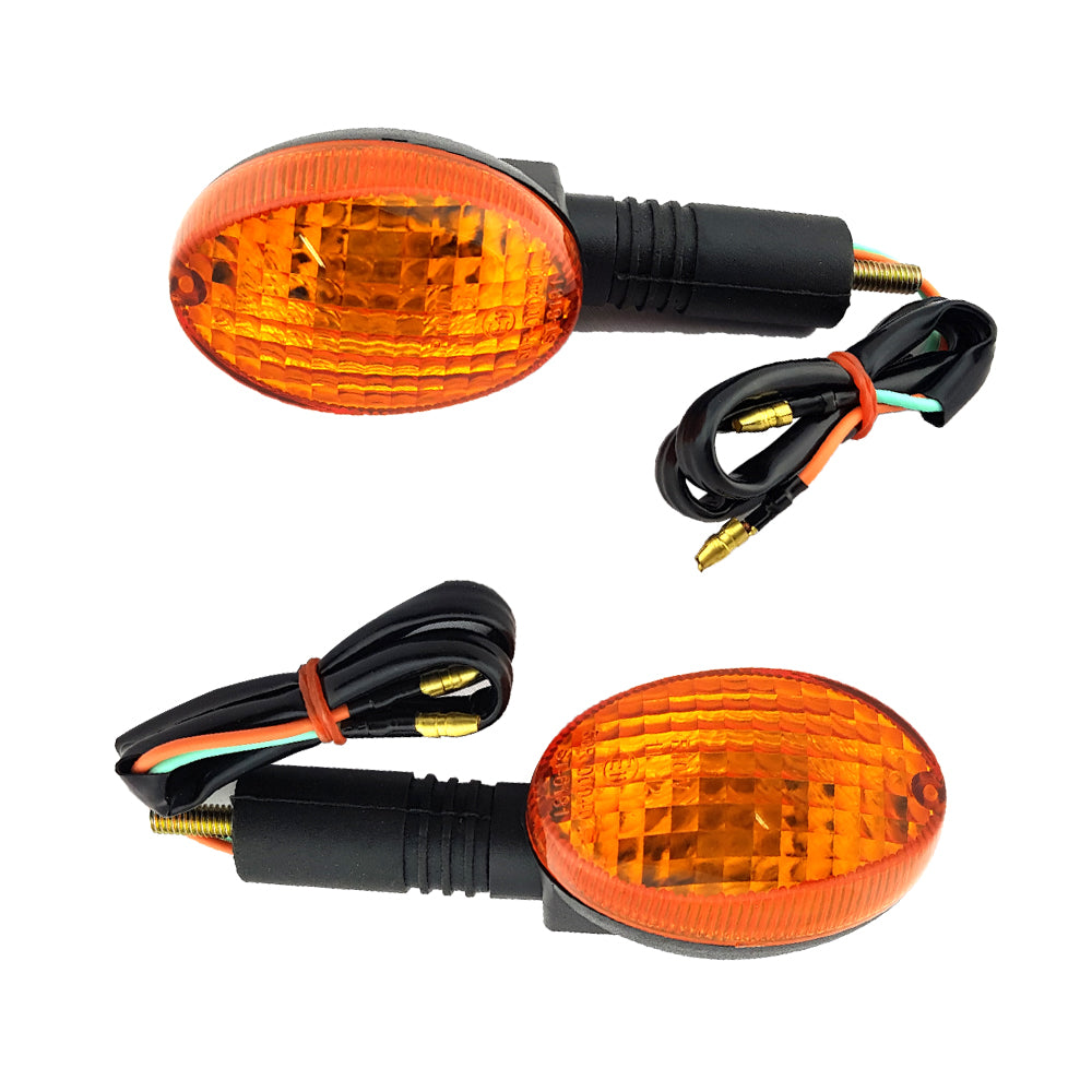 Pair Front Or Rear Turn Signal Lights Indicators Fit Hyosung GT650S GT650 Comet