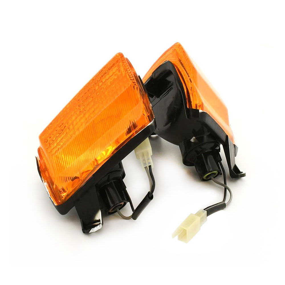 Pair Motorcycle Front Indicator For Kawasaki GTR1000 Shaft Drive GTR1000 ZG1000 etc.