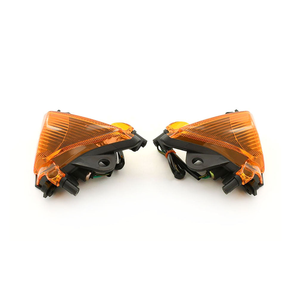 Pair Motorcycle Front Indicator Fit Kawasaki ZX10R ZX1000