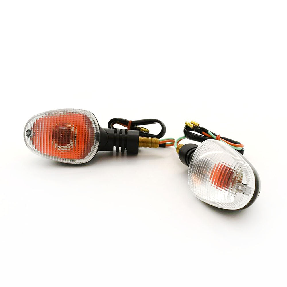 Pair Front Or Rear Indicator Clear lens Fit KTM 125 Supermoto 250 EXC 625 SXC 640 LC4 660 SMC etc.