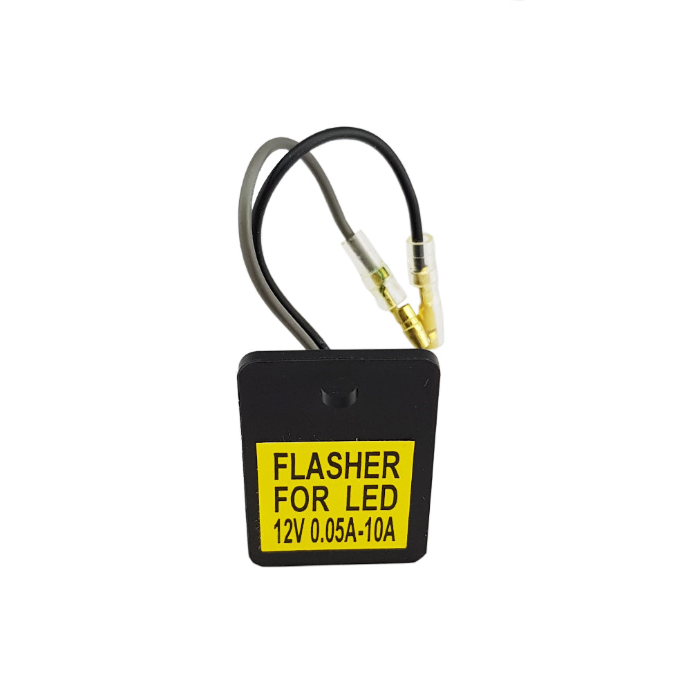Universal Motorcycle 12V 2 Blade Led Indicator Flasher Relay Can 0.05A-10A