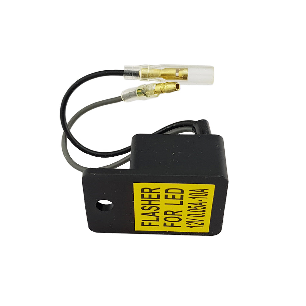 Universal Motorcycle 12V 2 Blade Led Indicator Flasher Relay Can 0.05A-10A