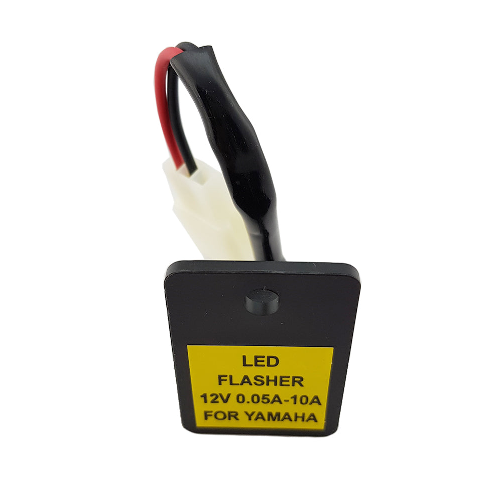 2 Pin 0.05A-10A 12V Led Indicator Flasher Relay Plug Fit Yamaha Honda Kawasaki Triumph KTM Suzuki