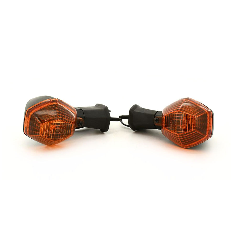 Pair Motorcycle Front Indicator Fit Suzuki DR-Z400E GSX-R600 GSX-R750 GSF1200S Bandit etc.