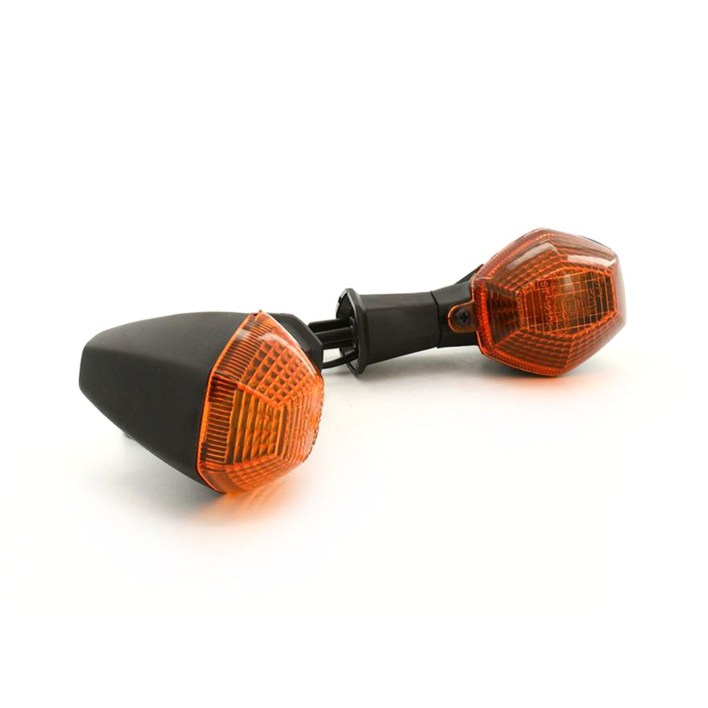 Pair Motorcycle Front Indicator Fit Suzuki DR-Z400E GSX-R600 GSX-R750 GSF1200S Bandit etc.