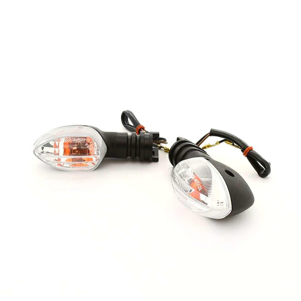 Pair Front Or Rear Indicator Clear lens Fit Yamaha MT07 MT03 YZF-R15 YZFR3 etc.