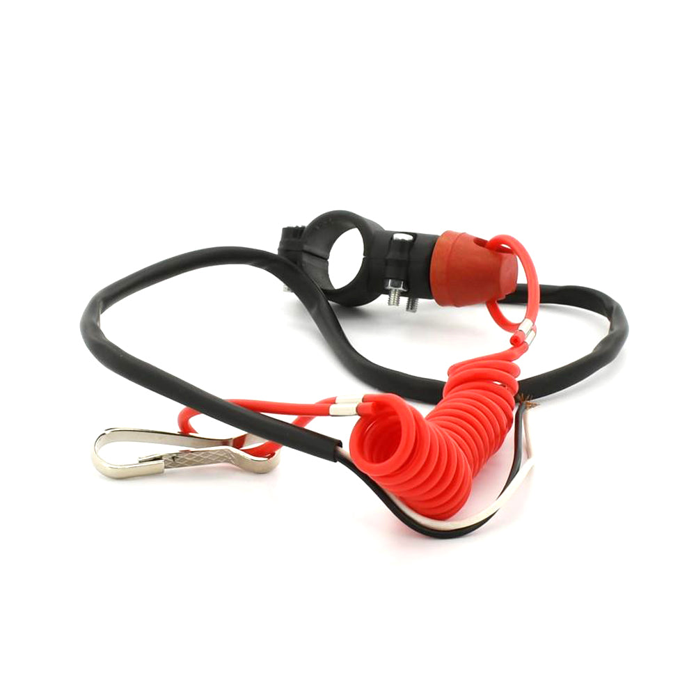 Kill Stop Switch With Safety Lanyard For Boat Outboard Engine Motor Quad ATV