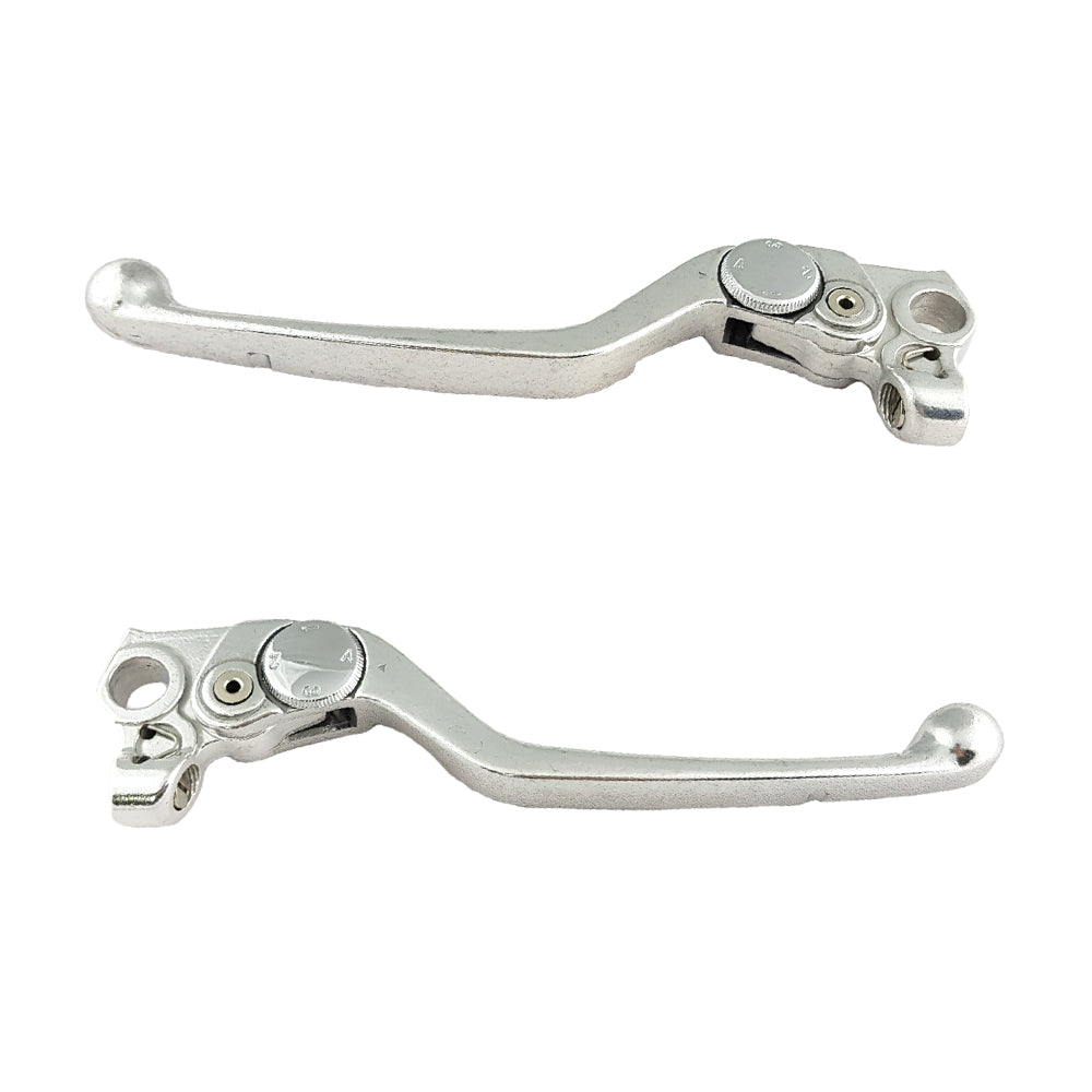Silvery Brake+Clutch Lever Handle Fit Ducati 696 Monster 748 Biposto 900 Monster