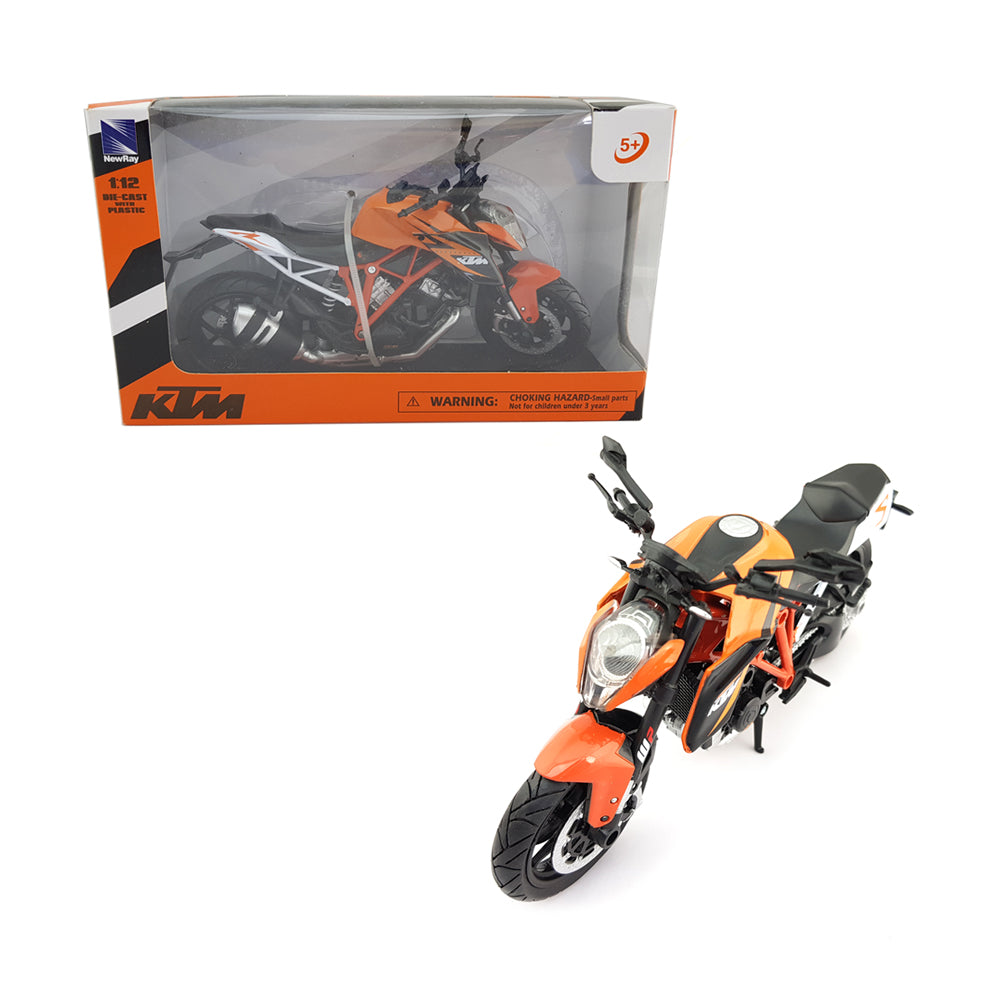 NewRay Licensed 1:12 Scale Motorcycle KTM 1290 Superduke R Diecast Bike Toy