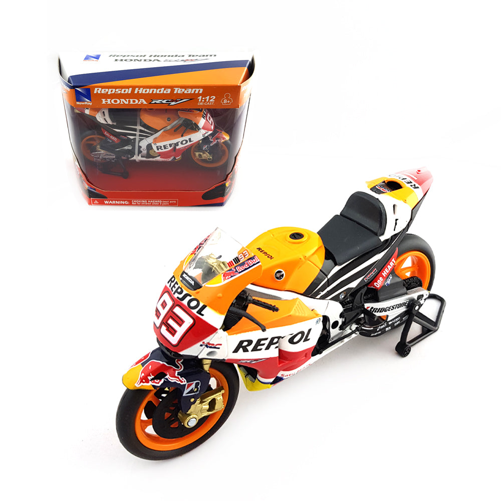 NewRay Licensed 1:12 Scale Motorcycle Repsol Honda Marquez NO.93 2015 Motorbike Diecast Model