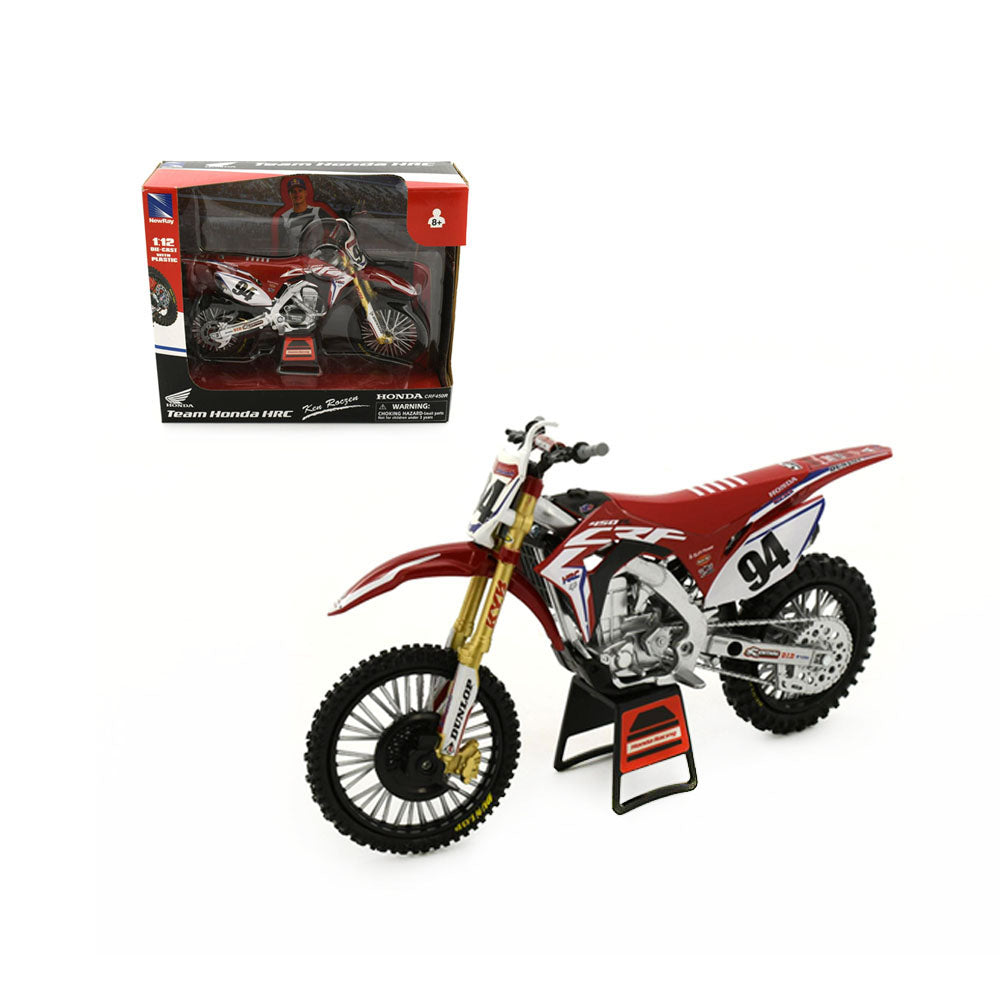 NewRay Licensed 1:12 Scale Ken Roczen HRC Honda Racing 2017 Motorcycle