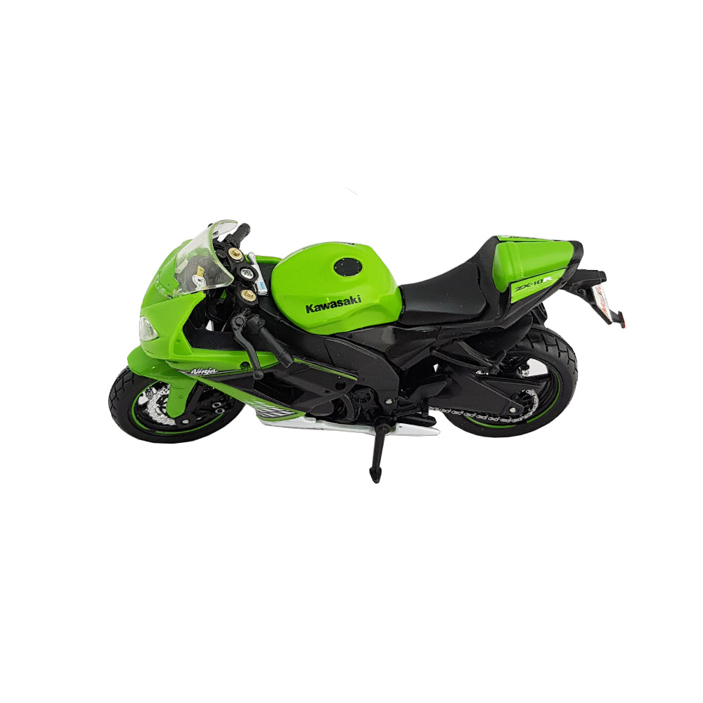 Maisto Licensed 1:18 Scale Kawasaki Ninja ZX-10 R Motorbike Diecast Model