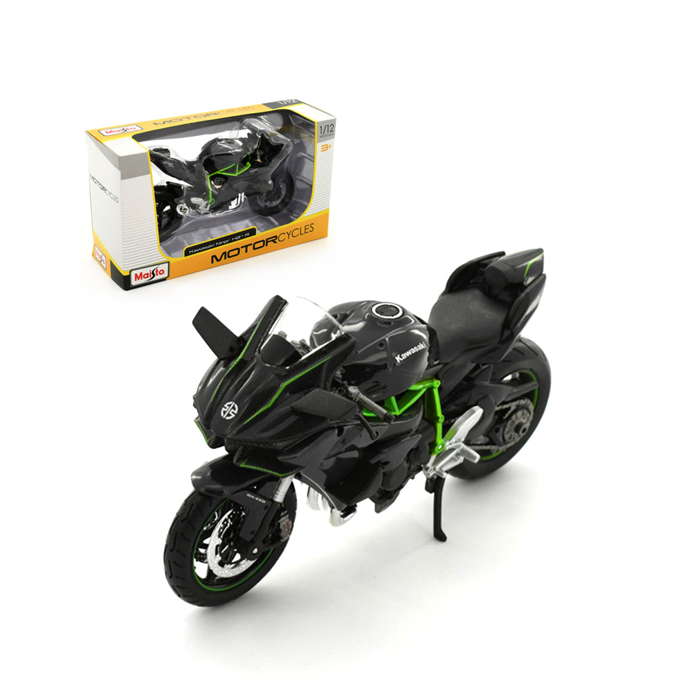 Maisto Licensed 1:12 Scale Kawasaki Ninja H2R Motorcycle Bike Diecast Model Toy Collection