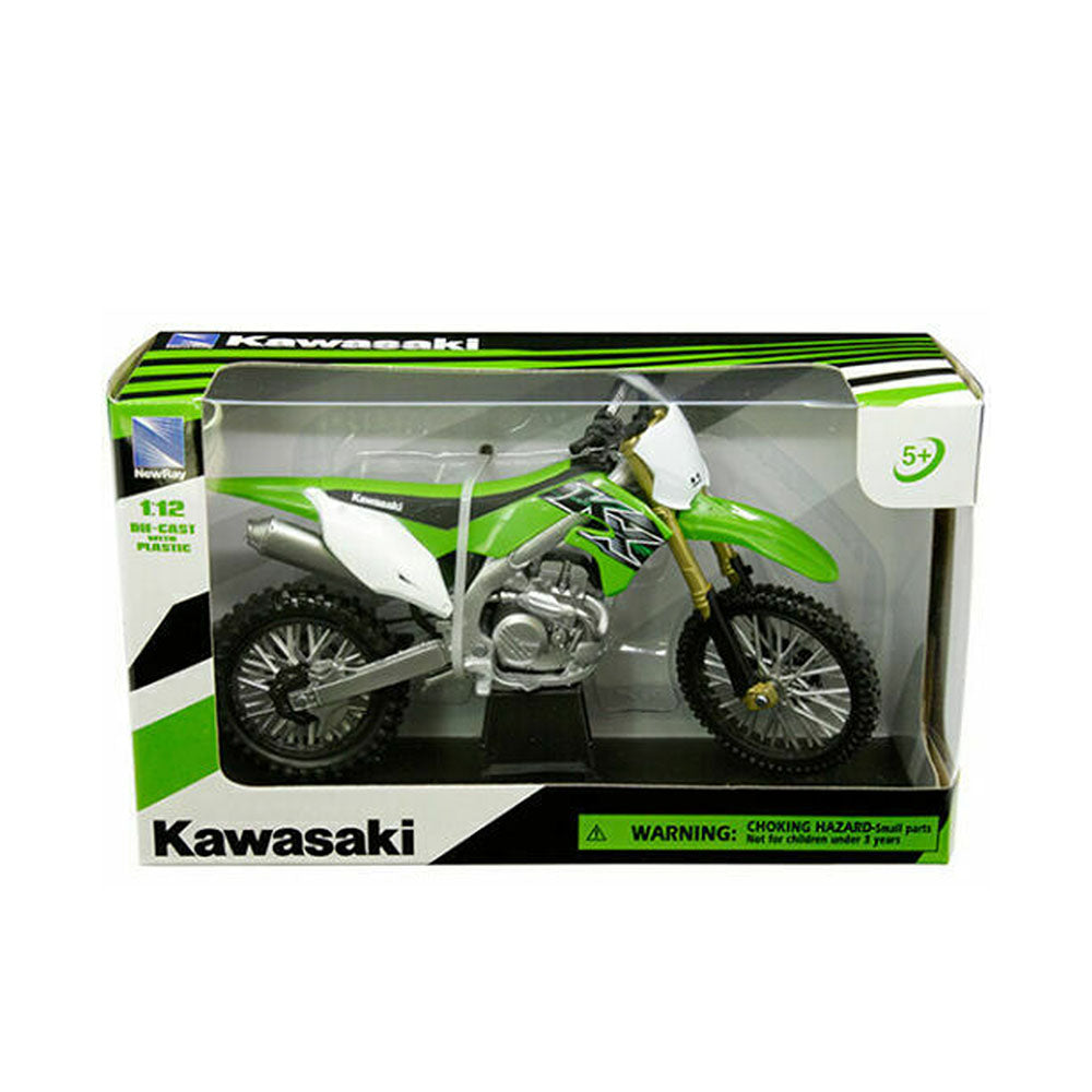 NewRay Licensed 1:12 Scale Kawasaki KX450 2019 Kids Dirt Racing Toy Model Ideal Gift