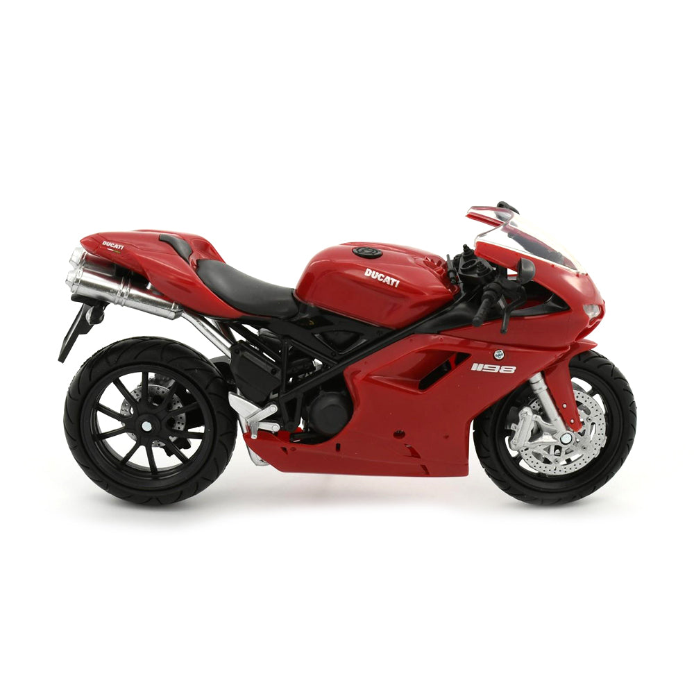NewRay Licensed 1:12 Scale Ducati 1198 Red Model Motorcycle