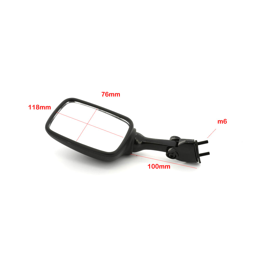 Motorcycle Dirtbike Right Hand Mirror Fit Suzuki GSX-R600 GSX-R750X