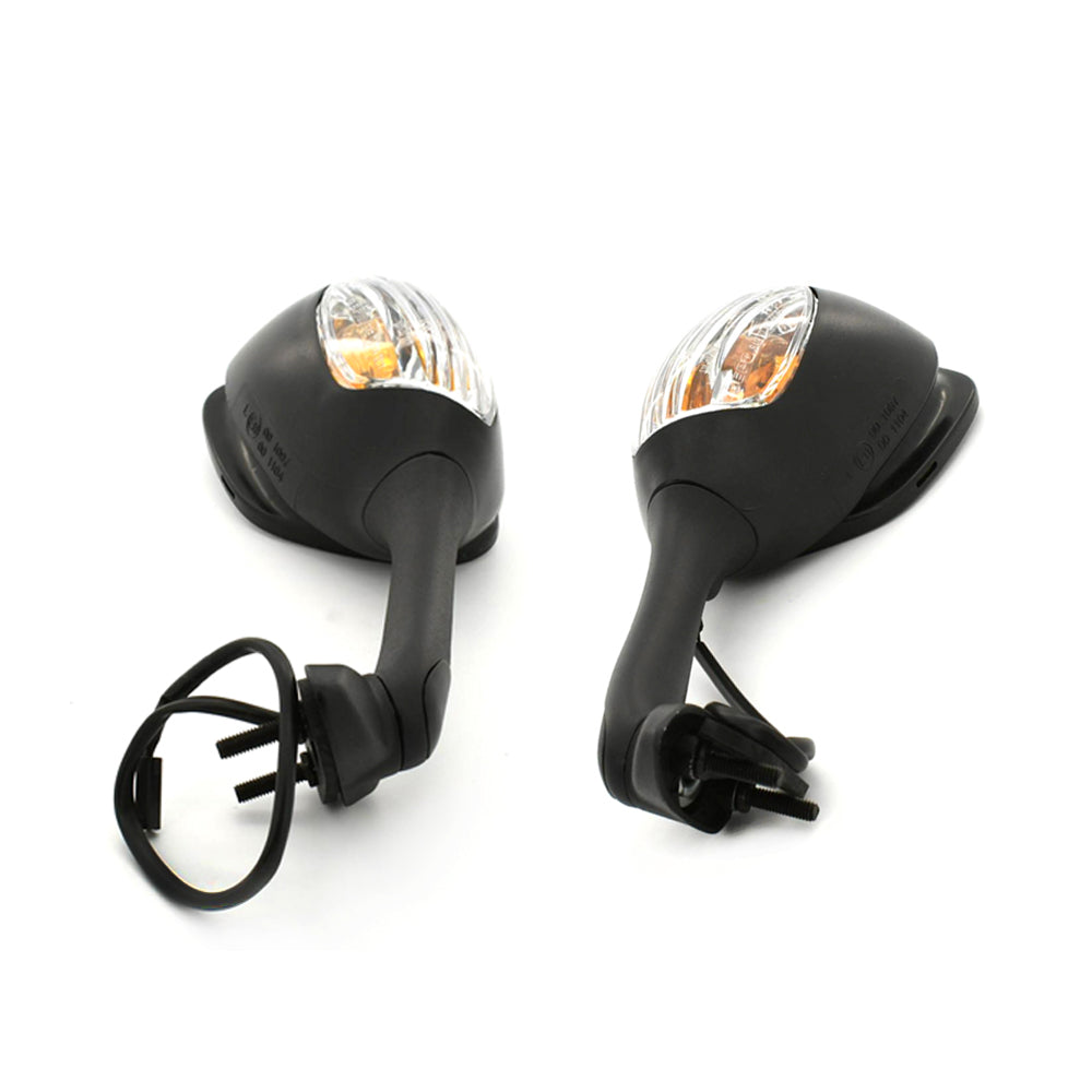 Rear View Mirror With Signal Light L+R Hand Fit Suzuki GSX-R750K GSX-R600 GSX-R750 GSX-R1000