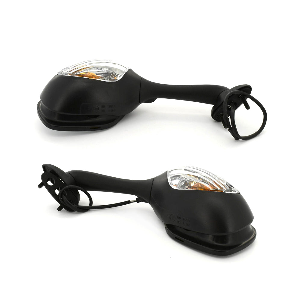Rear View Mirror With Signal Light L+R Hand Fit Suzuki GSX-R750K GSX-R600 GSX-R750 GSX-R1000