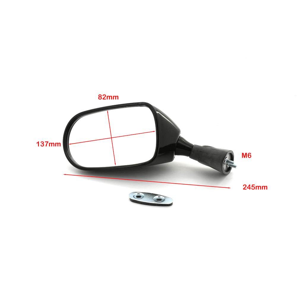 Motorcycle Rear View Mirror Left Hand Fit Suzuki SV650S SV650