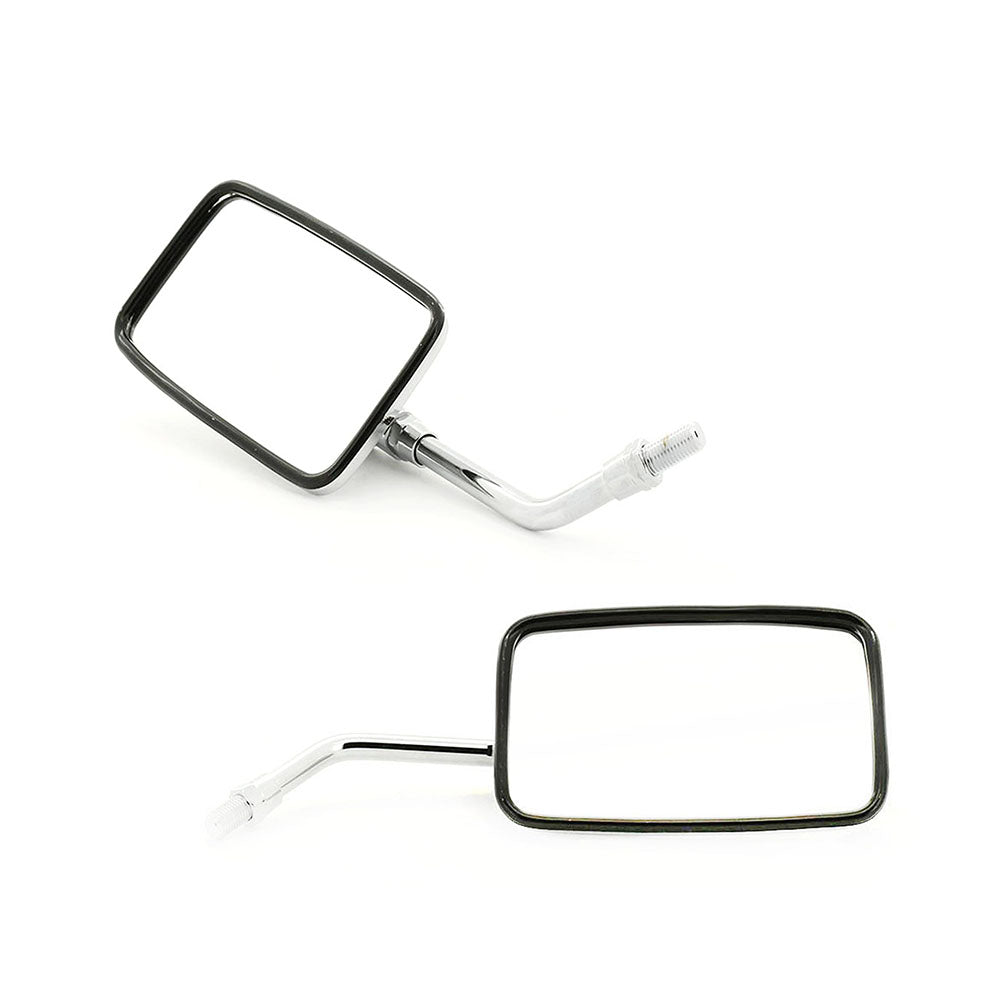 Motorcycle Left + Right Hand Rearview Mirror Fit Yamaha Fazer FZX700S XJ650 XJ650G XS400 XS400H XS1100SH etc.