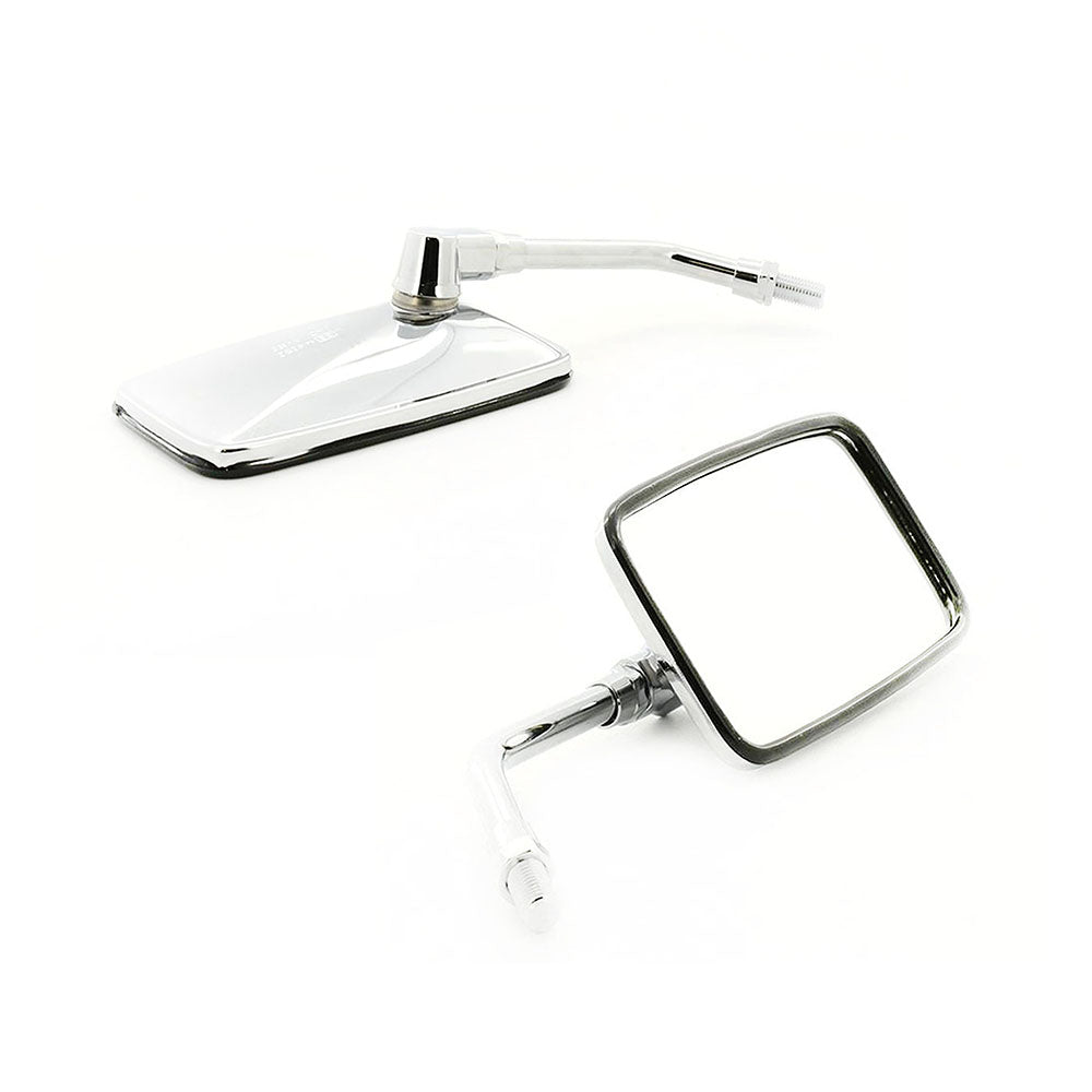 Motorcycle Left + Right Hand Rearview Mirror Fit Yamaha Fazer FZX700S XJ650 XJ650G XS400 XS400H XS1100SH etc.