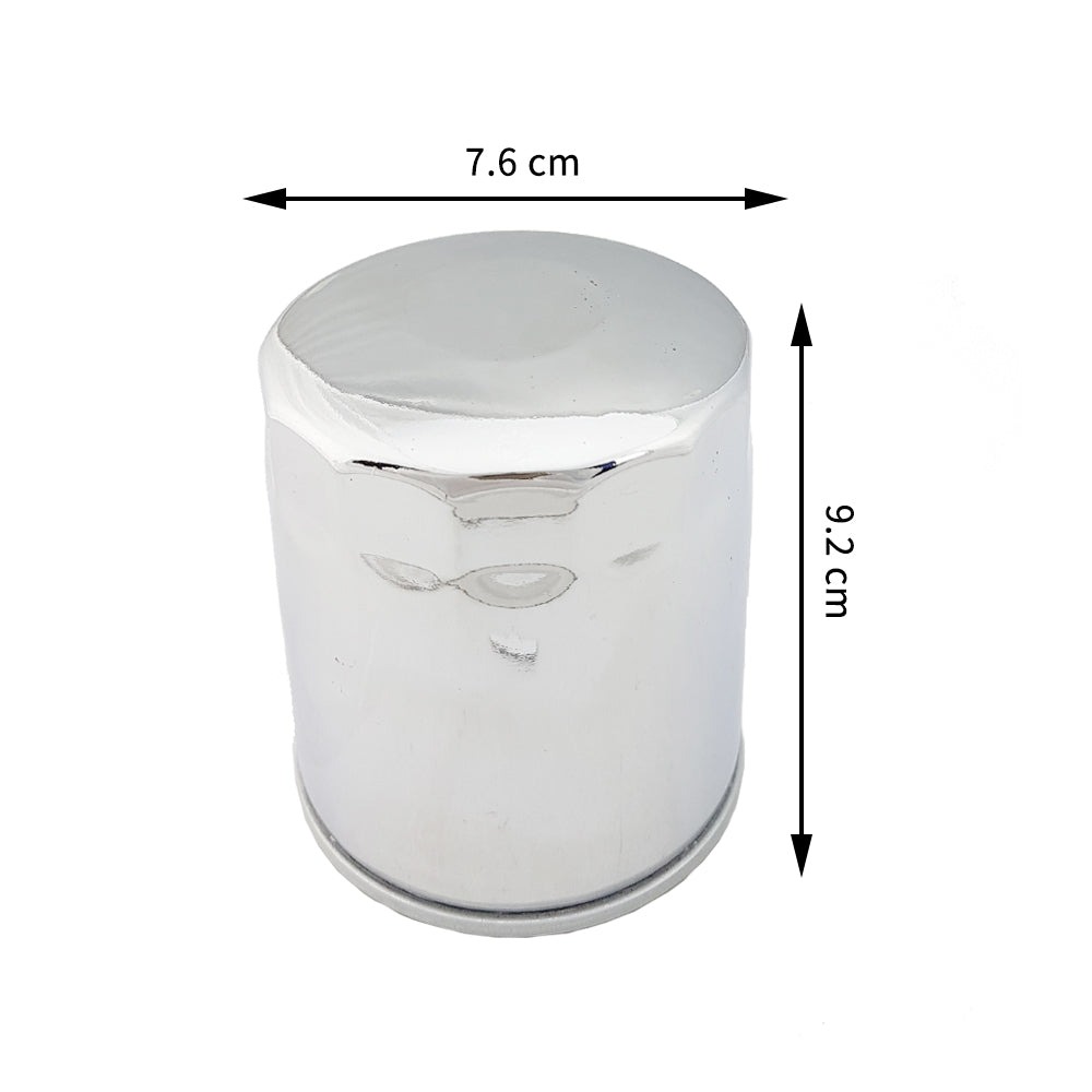 Motorcycle Silvery Oil Filter For Buell 1200 Cyclone M2 Harley Davidson Fld Switchback Flde Deluxe Flfb Fat Boy Flhcs Heritage Classic 114