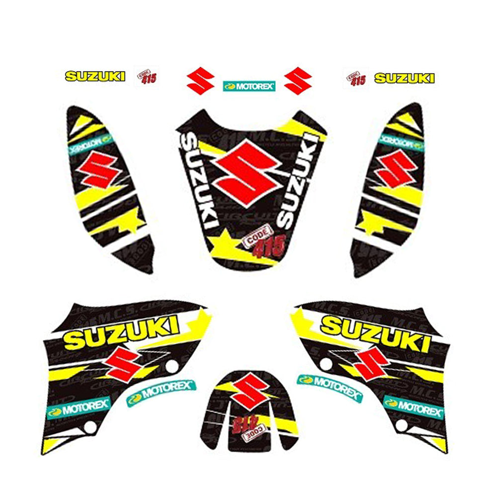 Motorcycle Sticker Decal Kit For Suzuki JR80 Graphics Kit
