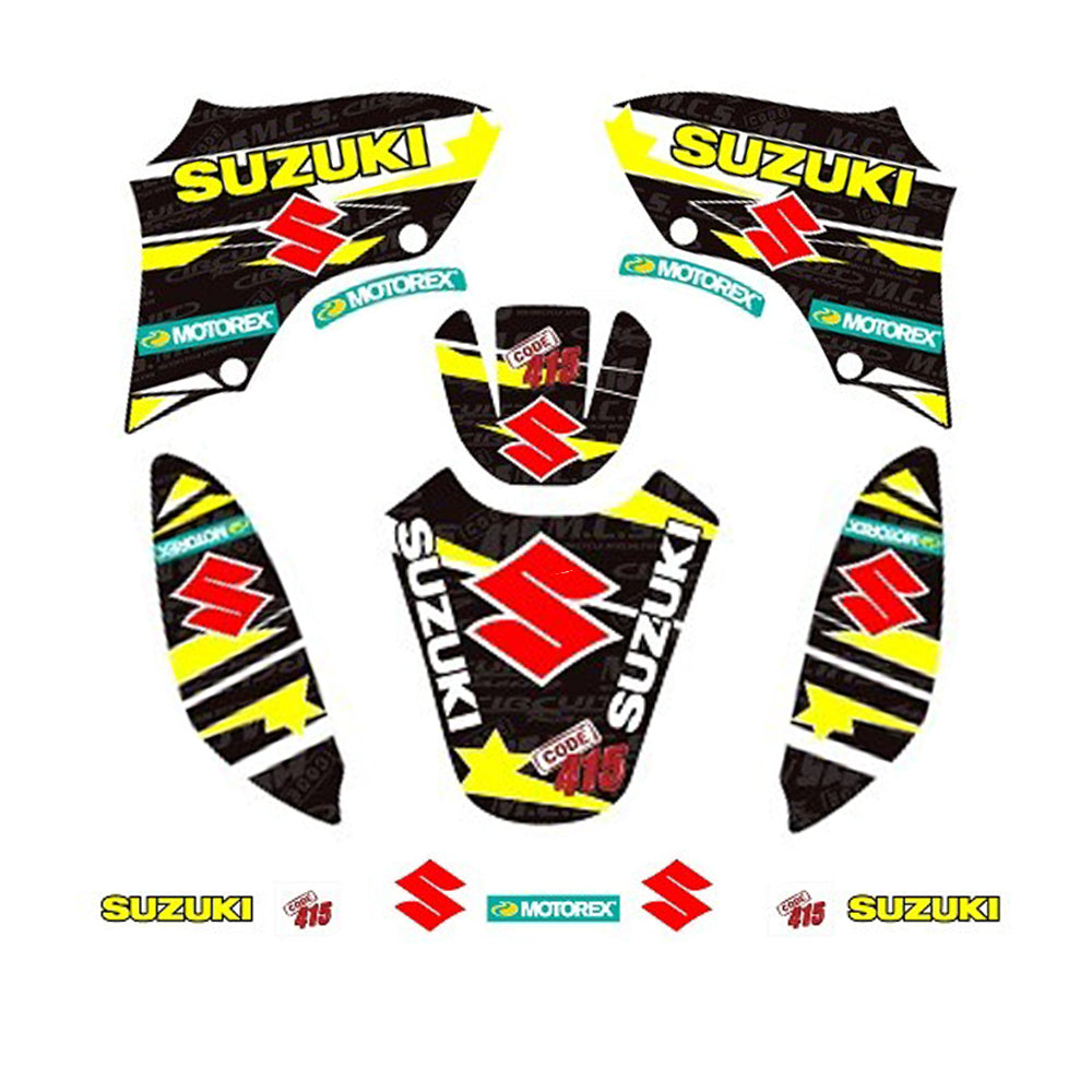 Motorcycle Sticker Decal Kit For Suzuki JR80 Graphics Kit