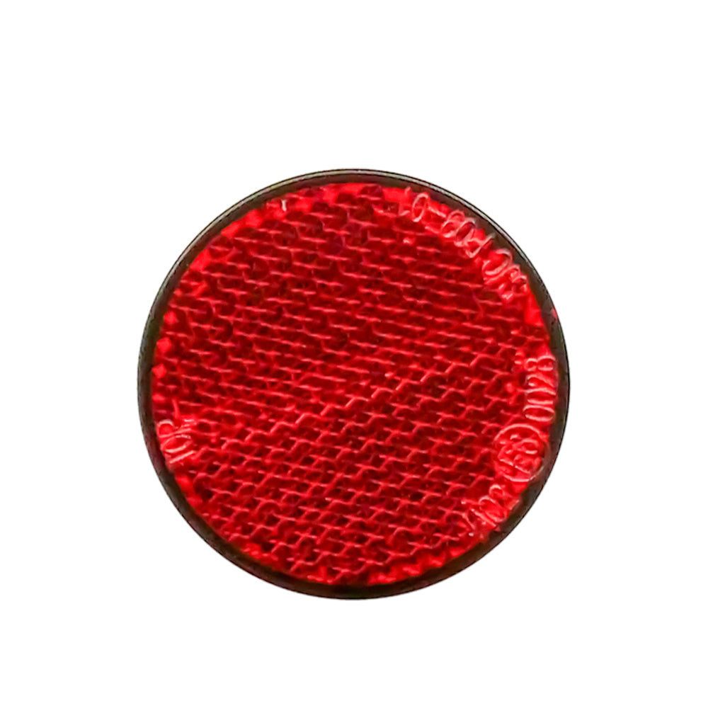 Reflector Round 39mm Stick On Red Motorcycle Motorbike