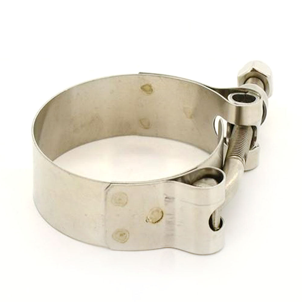 Universal Stainless Steel 48-55mm Car Motorcycle Exhaust Muffler Pipe Clamp