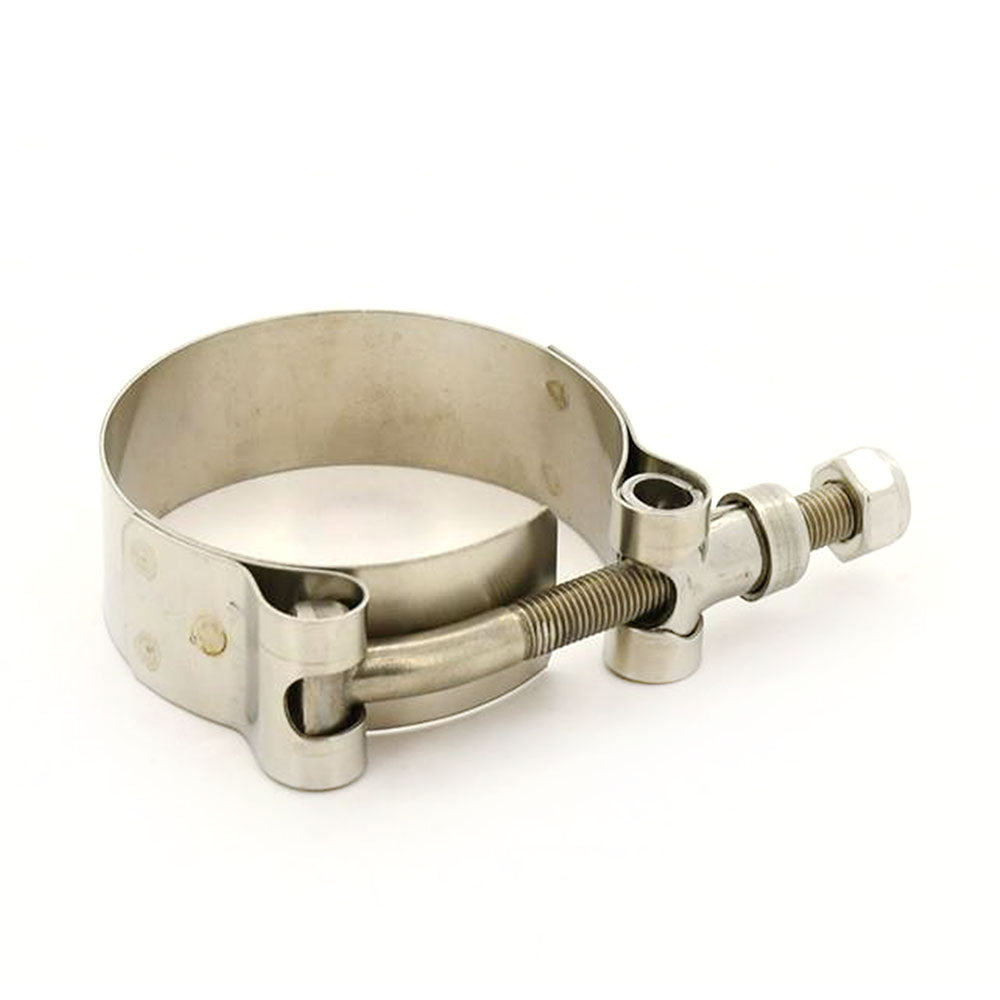 Universal Stainless Steel 48-55mm Car Motorcycle Exhaust Muffler Pipe Clamp