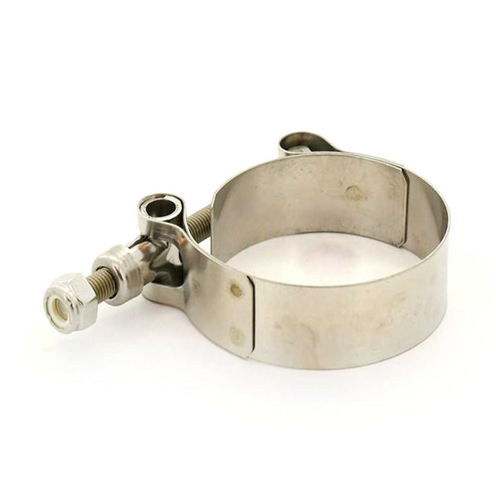 Universal Stainless Steel 48-55mm Car Motorcycle Exhaust Muffler Pipe Clamp