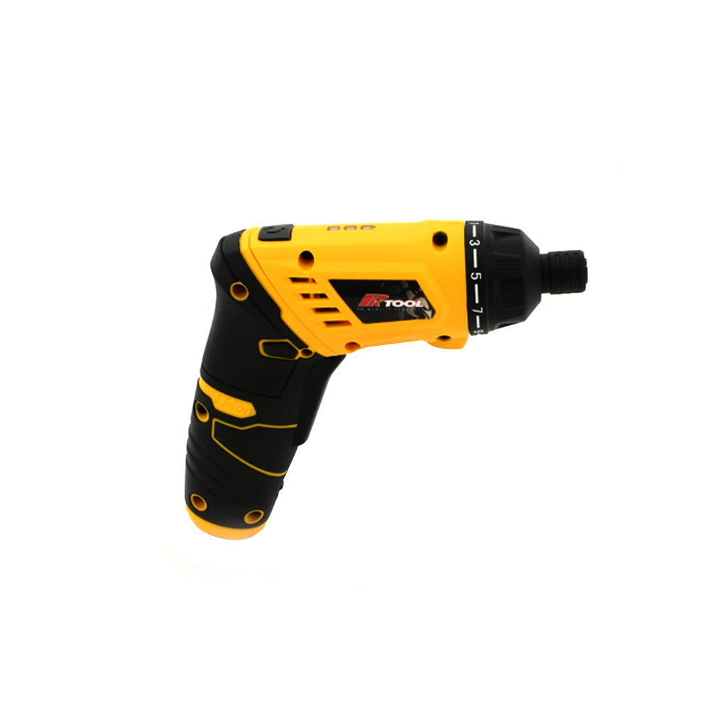 Safety Electric Cordless Screwdriver & Bits Set 51 Pce 3.6V 1300mAh Li-Ion