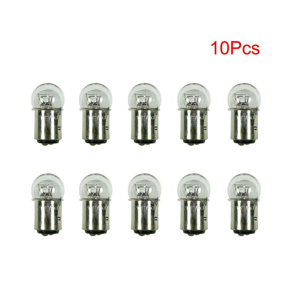 10Pcs 12v 23/8w Stop Tail Light Bulbs Fit Yamaha FZ700 RD250 SR400 Suzuki Kawasaki Honda etc.