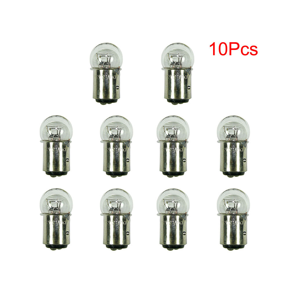 10Pcs 12v 23/8w Stop Tail Light Bulbs Fit Yamaha FZ700 RD250 SR400 Suzuki Kawasaki Honda etc.