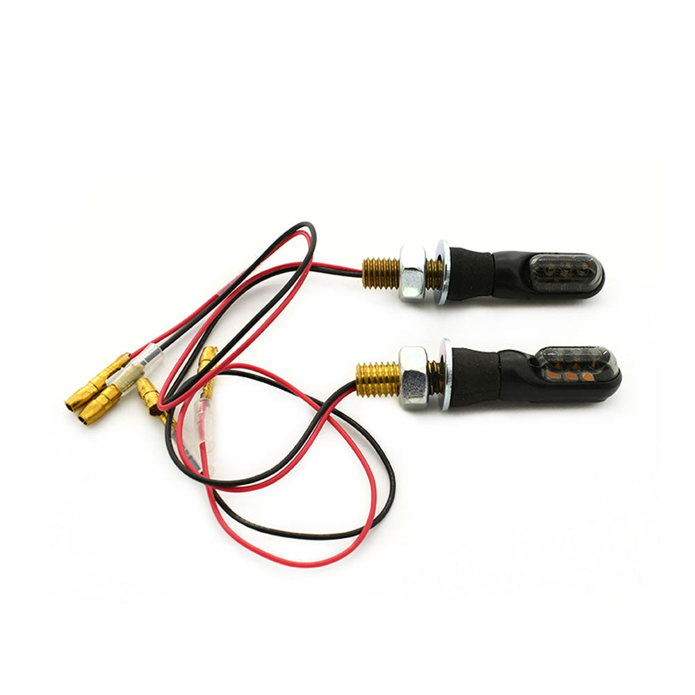Pair Super Mini LED Indicators (PR) Blinkers Motorcycle Motorbike